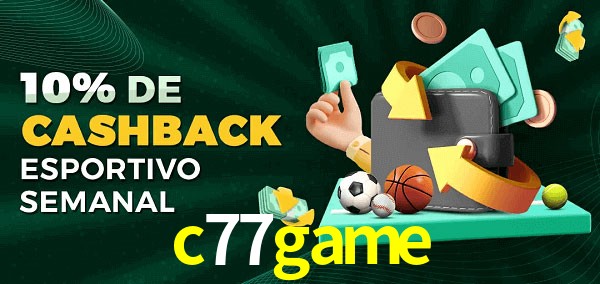 10% de bônus de cashback na c77game